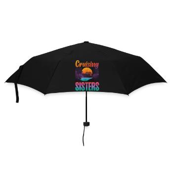 Cruise Ship Vacation Sister Girl - Regenschirm (klein) - Schwarz - Vorne