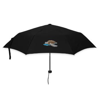 Été de surf de surf sur la tortue - Parapluie standard - noir - Devant