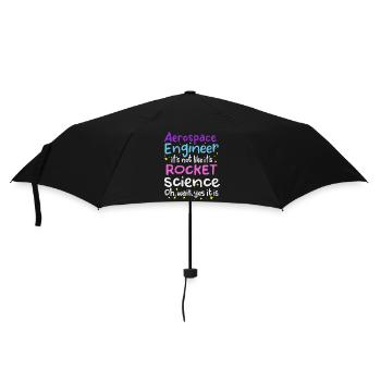Aerospace Engineer, Rocket Science - Umbrella (small) - black - Front
