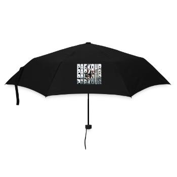parkour - Umbrella (small) - black - Front