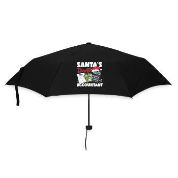 Accountant Bookkeeper Accounting - Umbrella (small) - black - Front