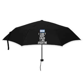 Je ne peux pas rester calme Je suis argentin - Parapluie standard - noir - Devant