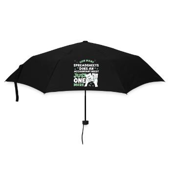 Accountant Bookkeeper Accounting - Umbrella (small) - black - Front