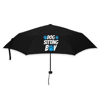 Dog Sitter Boy Dog Sitting Dog Sitting Dog - Parapluie standard - noir - Devant