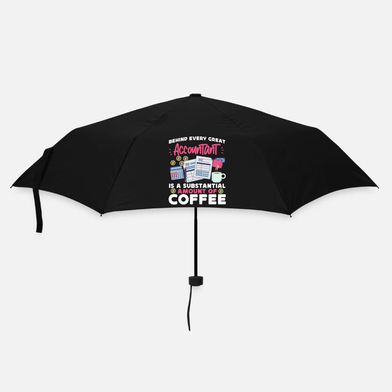 Comptable Comptable Comptable - Parapluie standard - noir