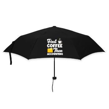 Accountant Bookkeeper Accounting - Umbrella (small) - black - Front