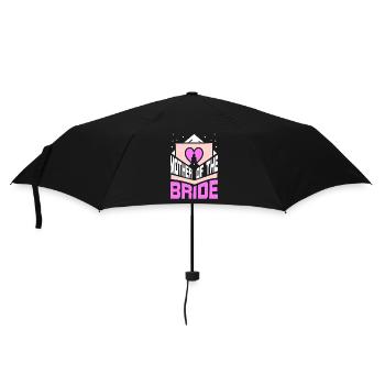 Mutter Der Braut Party Heiraten Bräute Hochzeit - Regenschirm (klein) - Schwarz - Vorne