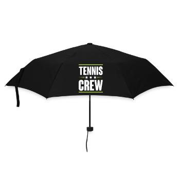 Équipe de tennis - Parapluie standard - noir - Devant