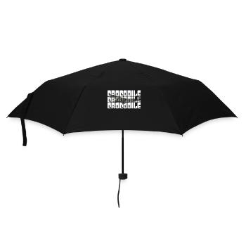 Crocodile - Parapluie standard - noir - Devant