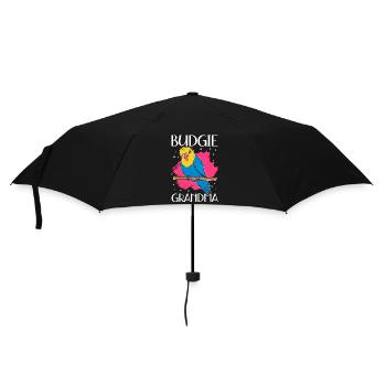 Budgerigar Grandma Budgerigars Gift - Umbrella (small) - black - Front