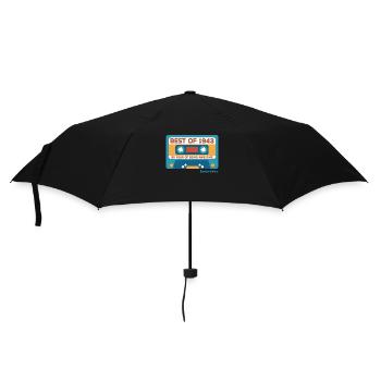 1943 Vintage Vintage Retro Geburtstagsgeschenk - Regenschirm (klein) - Schwarz - Vorne