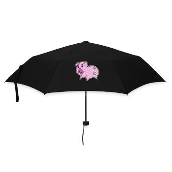 Pig Ass - Pig Butt - Umbrella (small) - black - Front
