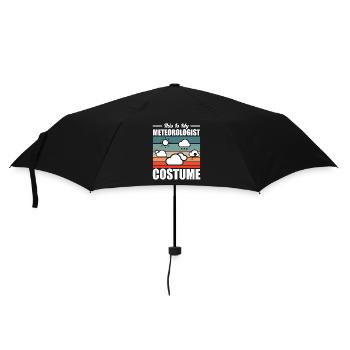 Meteorologist saying gift meteorology - Umbrella (small) - black - Front