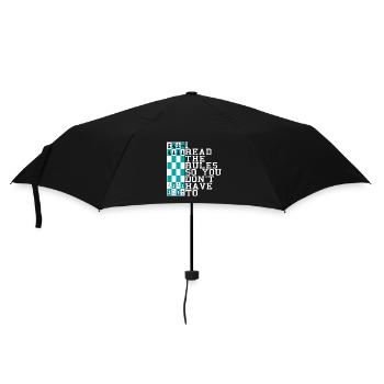 J’ai lu les règles pour que vous n’ayez pas à le faire - Parapluie standard - noir - Devant