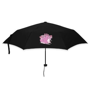 Skateboard You Glow Girl Skater Idée cadeau - Parapluie standard - noir - Devant