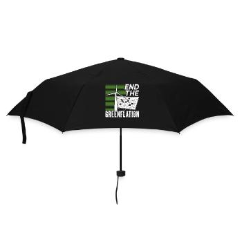 Mettre fin à l’inflation de la Greenflation Énergie verte - Parapluie standard - noir - Devant