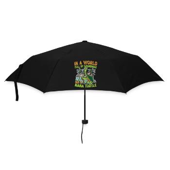 IN A WORLD FULL OF GRAMD;AS BE A NANA TURLTE - Regenschirm (klein) - Schwarz - Vorne
