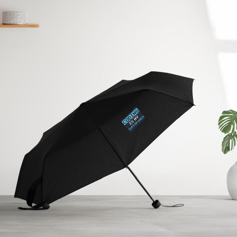 Coding Ist Meine Superkraft Coder Programmierer Regenschirm (klein)