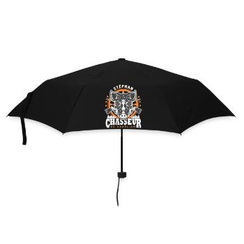Stéphan chasseur de sanglier Humour Chasse - Parapluie standard - noir - Devant