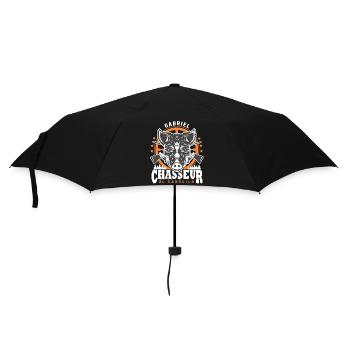 Gabriel chasseur de sanglier Humour Chasse - Parapluie standard - noir - Devant