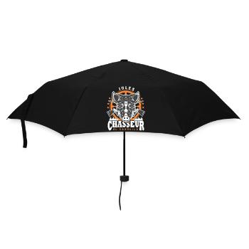 Jules chasseur de sanglier Humour Chasse - Parapluie standard - noir - Devant