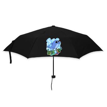 Dolphin - mammal marine animal nature conservation environment - Umbrella (small) - black - Front
