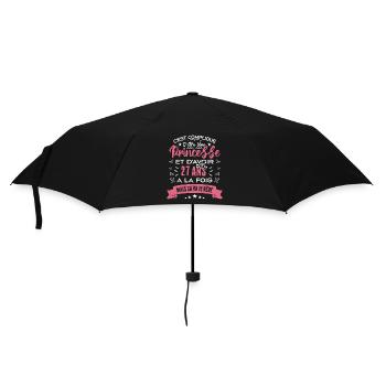 Une princesse a 27 ans, Cadeau d’anniversaire - Parapluie standard - noir - Devant