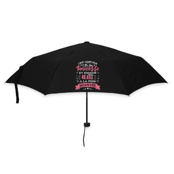 Une princesse a 46 ans, Cadeau d’anniversaire - Parapluie standard - noir - Devant