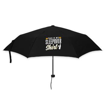 Das Ist Mein Sleepover Shirt Party Übernachten - Regenschirm (klein) - Schwarz - Vorne