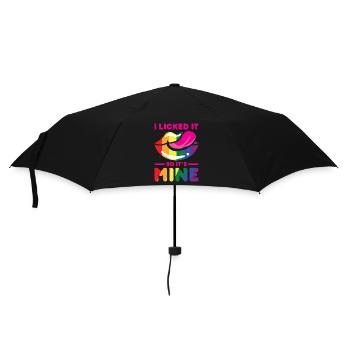 Idée cadeau arc-en-ciel humain humain LGBT - Parapluie standard - noir - Devant