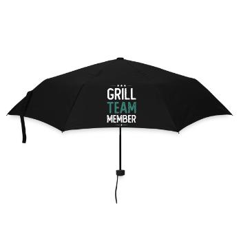 Grill Team - Regenschirm (klein) - Schwarz - Vorne