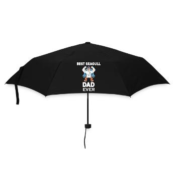Daddy Daddy North Sea Best Seagull Dad - Umbrella (small) - black - Front