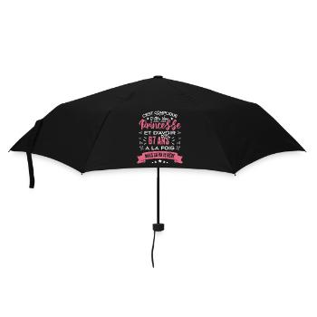 Une princesse a 67 ans, Cadeau d’anniversaire - Parapluie standard - noir - Devant