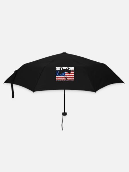 American Parachutist Parachute Jumping - Umbrella (small) - black