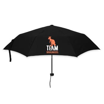 Team Kangaroos Animal Australia Lovers Kangaroo - Parapluie standard - noir - Devant
