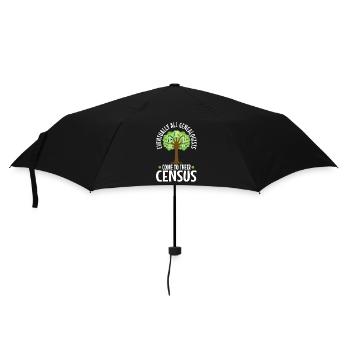 Finalement, tous les généalogistes viennent à leur recensement - Parapluie standard - noir - Devant