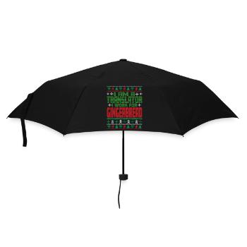 Traducteur Dicton de Noël - Parapluie standard - noir - Devant