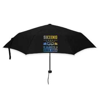 Ski Skiing - Umbrella (small) - black - Front