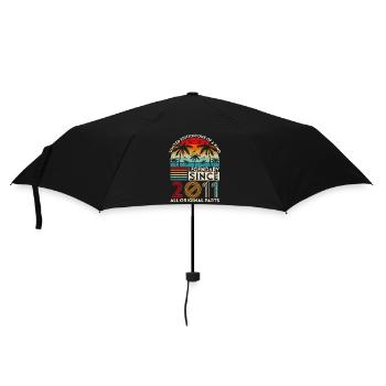 Legendär seit 2011 alle Originalteile - Regenschirm (klein) - Schwarz - Vorne