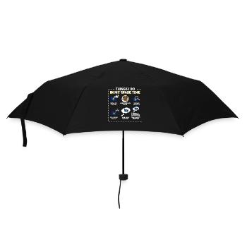 Ce que je fais pendant mon temps libre Montana - Parapluie standard - noir - Devant