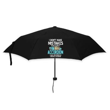 I don'ts make mistakes when playing a accordion - Umbrella (small) - black - Front