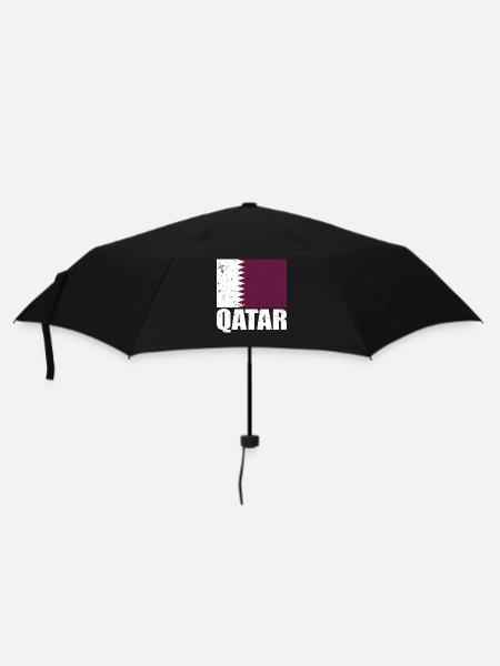 Drapeau du Qatar - Parapluie standard - noir