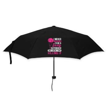 I never dreamed of a sexy parachute - Umbrella (small) - black - Front