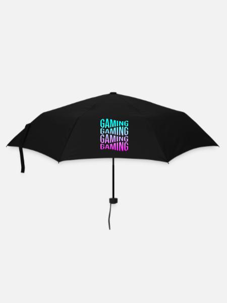 gaming - Regenschirm (klein) - Schwarz