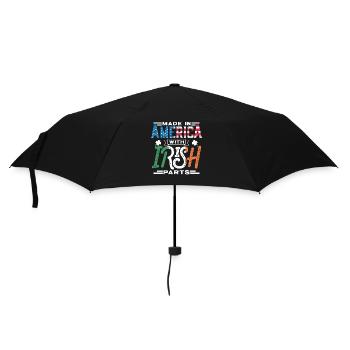 Made in America with Irish parts - Umbrella (small) - black - Front
