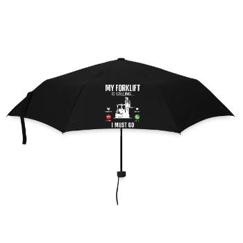 Certified Forklift Truck Operator - Umbrella (small) - black - Front