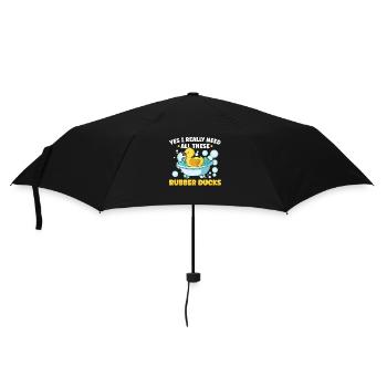 Canards en caoutchouc Chasse aux oiseaux Amateur de canard Idée cadeau - Parapluie standard - noir - Devant