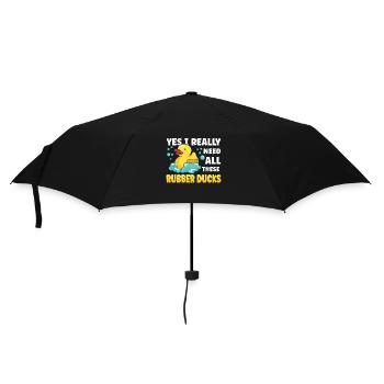 Canards en caoutchouc Chasse aux oiseaux Amateur de canard Idée cadeau - Parapluie standard - noir - Devant
