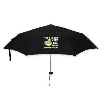 Canards en caoutchouc Chasse aux oiseaux Amateur de canard Idée cadeau - Parapluie standard - noir - Devant