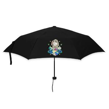 Early Spring Rabbit Easter Happy Easter Nature - Umbrella (small) - black - Front